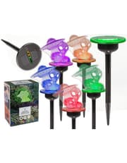 3D LED Solar Garden Stick with Color Changing LED - Mystic Alien product image