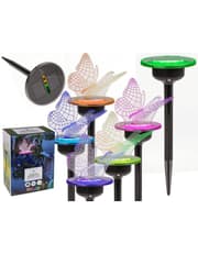 3D LED Solar Garden Stick with Color Changing LED - Mystic Butterfly product image