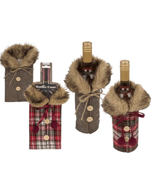 Fur Collar Bottle Coat