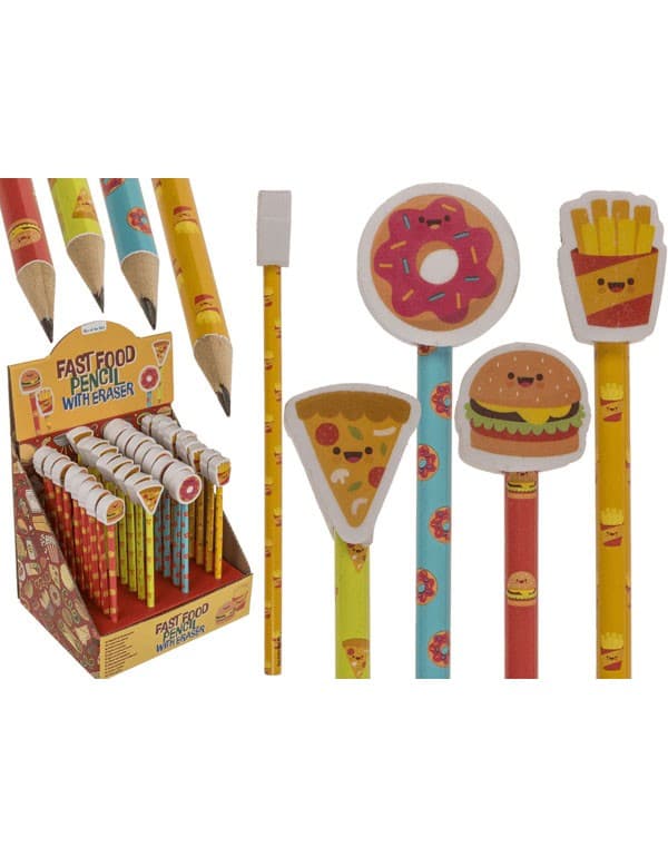 Fast Food Pencil with Eraser
