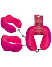 Pink Deluxe Memory Foam Neck Cushion product image
