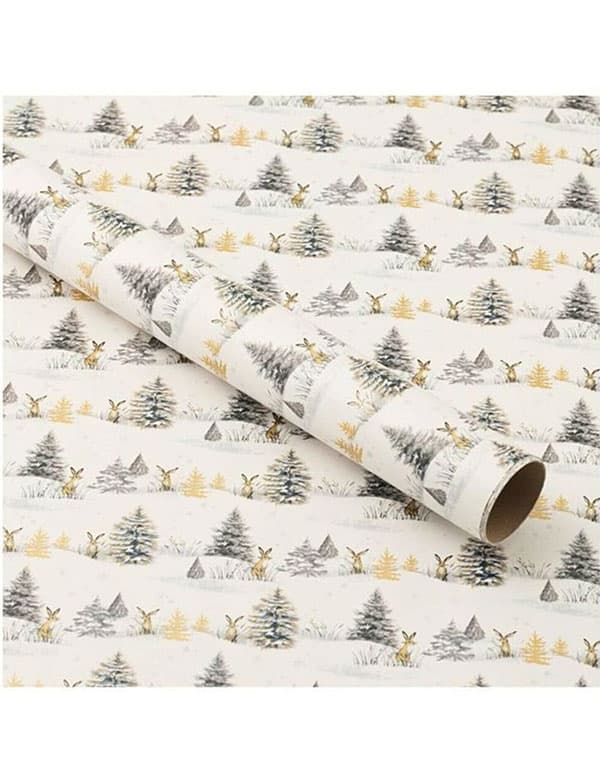 WHSmith Winter Woodland Wrapping Paper 2m