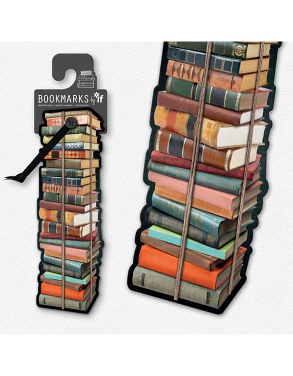 Academia Bookmarks - Pile of Books