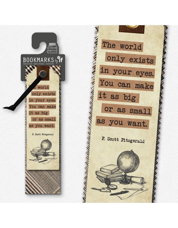 Academia Bookmarks - The World Only Exists