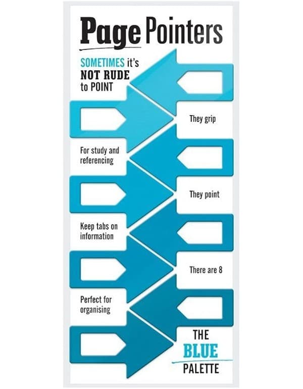 Page Pointers - Blue