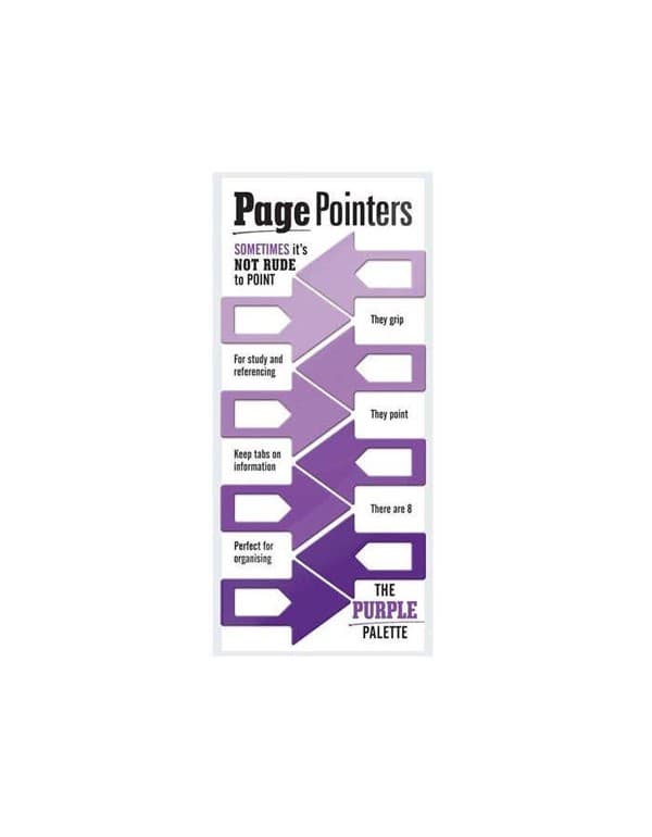 Page Pointers - Purple