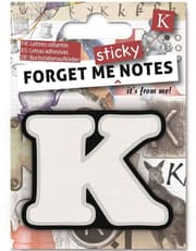 Forget Me Notes Letter K product image