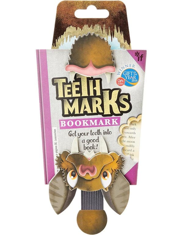 TeethMarks Bookmarks - Bat