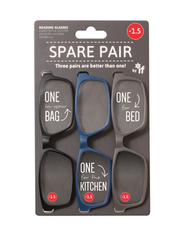 Spare Pair Reading Glasses - +1.5