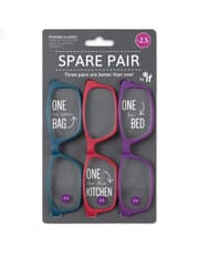 Spare Pair Reading Glasses - +2.5 (Brights) product image