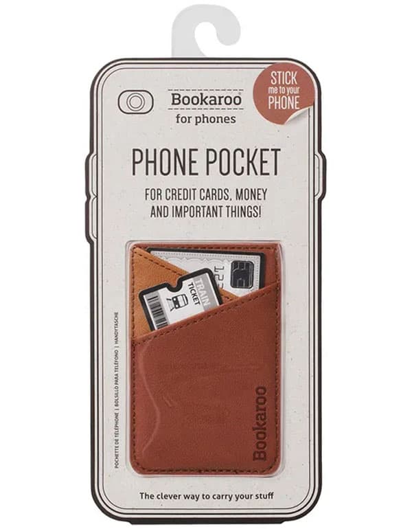 Bookaroo Phone Pocket Brown