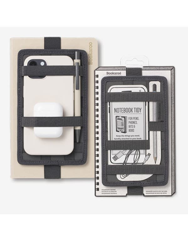 Bookaroo Notebook Tidy - Charcoal