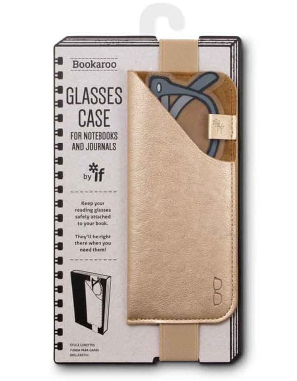 Bookaroo Glasses Case Gold