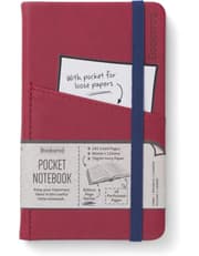Bookaroo Pocket Notebook (A6) Journal - Dark Red product image