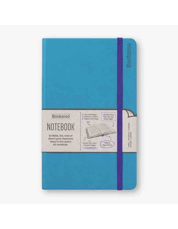 Bookaroo Notebook Journal - Turqouise (A5)