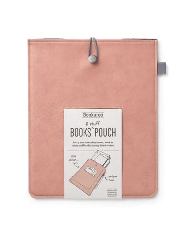 Bookaroo Books & Stuff Pouch - Blush