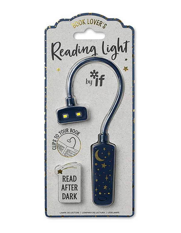 Book Lover's Reading Light, Moon & Stars Pattern