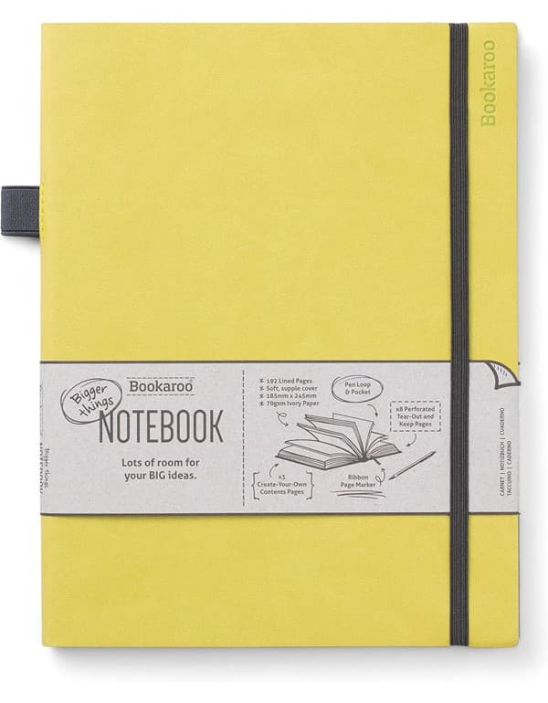 Bookaroo Bigger Things Notebook Journal - Lime