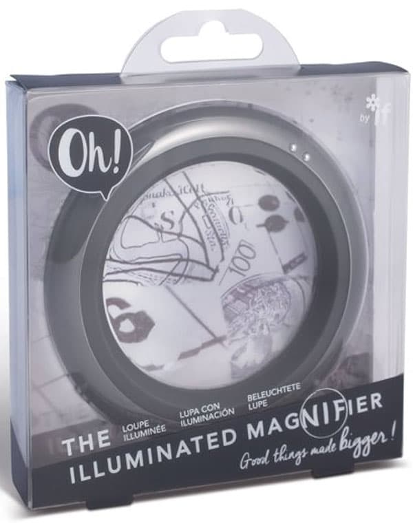 Oh! The Illuminated Magnifier Vivid Grey