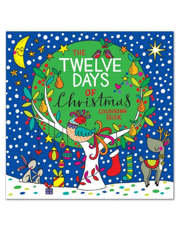 Square Colouring Book - 12 Days of Christmas
