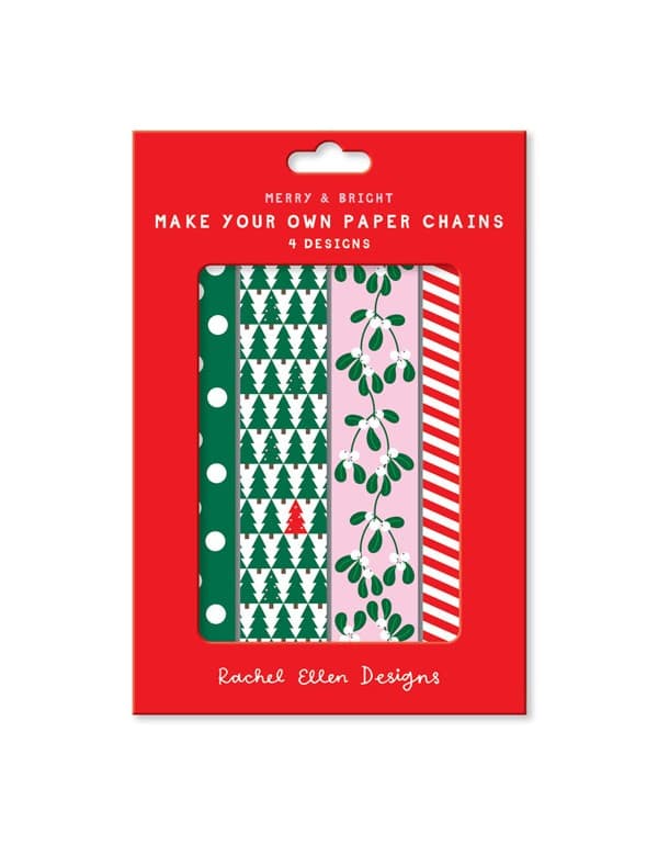 Paper Chains - Christmas Trees/Mistletoe/Spots