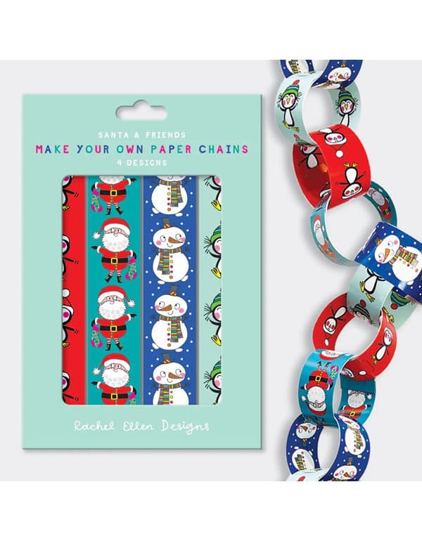 Paper Chains - Christmas Santa/Penguins/Snowmen