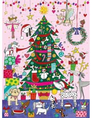 Advent Calendar - Christmas Tree & Dogs (foiled) product image