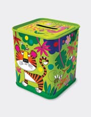 Money Box Tin - Adventure Fund/Jungle Animals product image