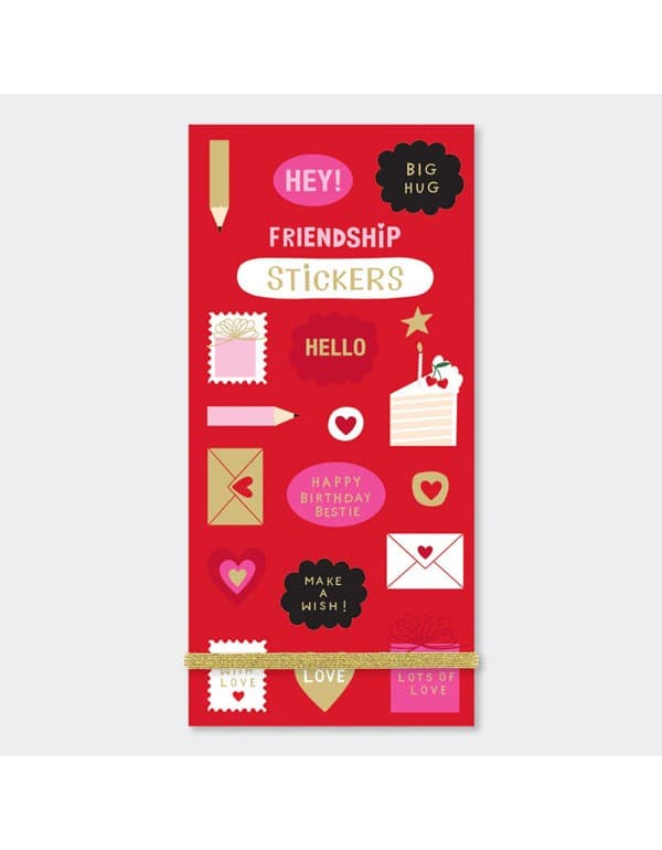 Luxury Foiled Sticker Books - Friendship Stickers