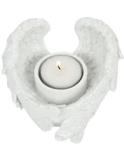 Glitter Angel Wing Candle Holder product image