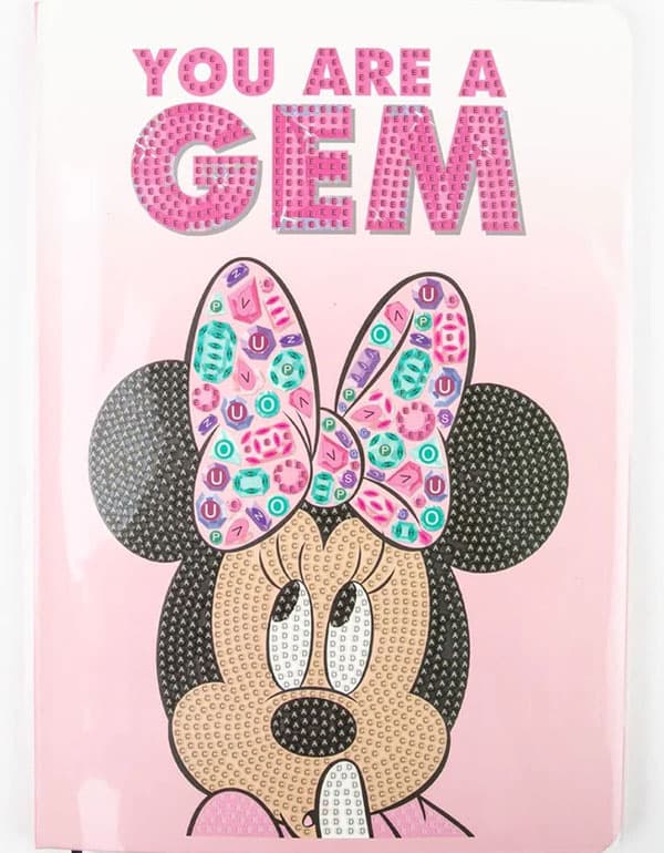 Crystal Art Notebook - Classic Minnie