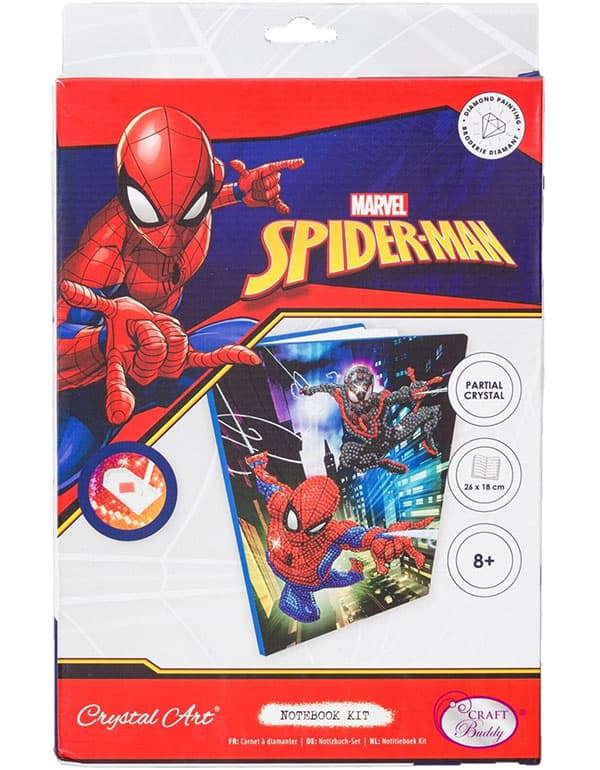 Crystal Art Notebook - Spiderman