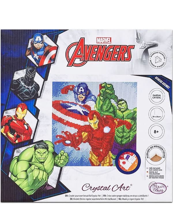 Crystal Art Kit - Superheroes