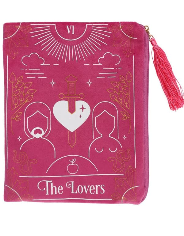The Lovers Tarot Card Zippered Bag
