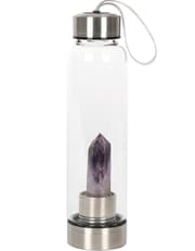 Amethyst Calming Glass Water Bottle product image