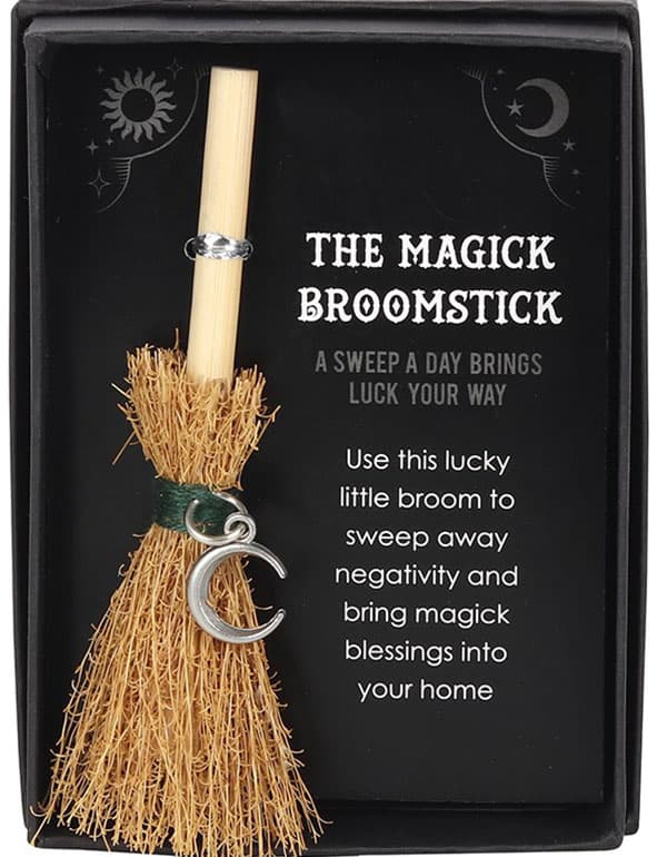 Crescent Moon Mini Magick Broomstick