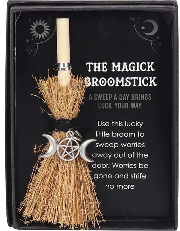 Triple Moon Mini Magick Broomstick
