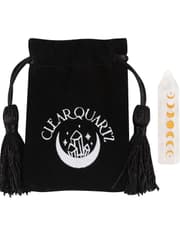 Clear Quartz Moon Phase Crystal Point product image