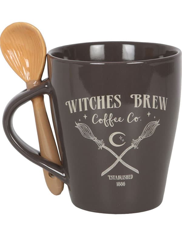Witches Brew Coffee Mug And Spoon Set