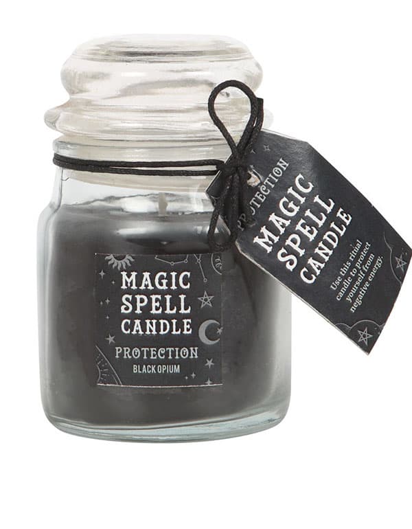 Opium Protection Spell Candle Jar