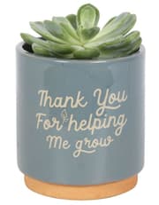 Blue Thank You For Helping Me Grow Plant Pot product image