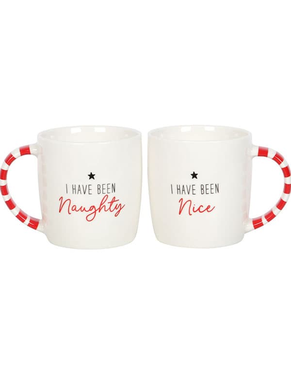 Naughty And Nice Couples Mug Set