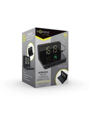 Wireless Phone Charging Alarm Clock Black product image