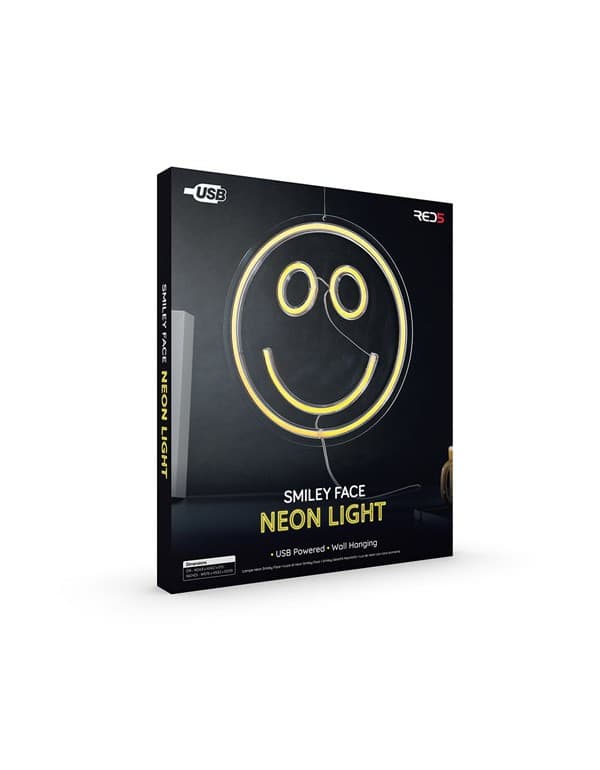 Neon Smiley Face