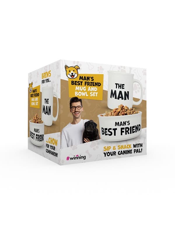 Man's Best Friend Mug & Bowl Set