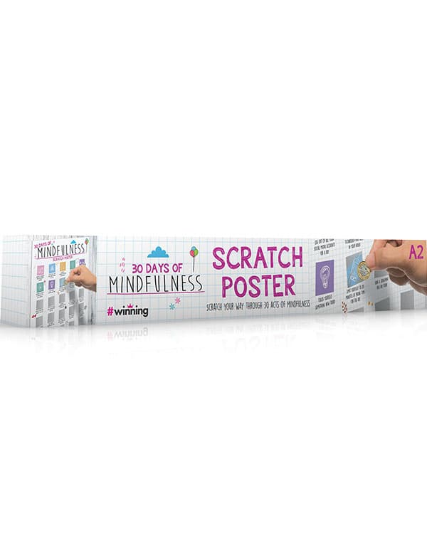 Scratch - Poster - 100 Exercises in Mindfullness Challenge