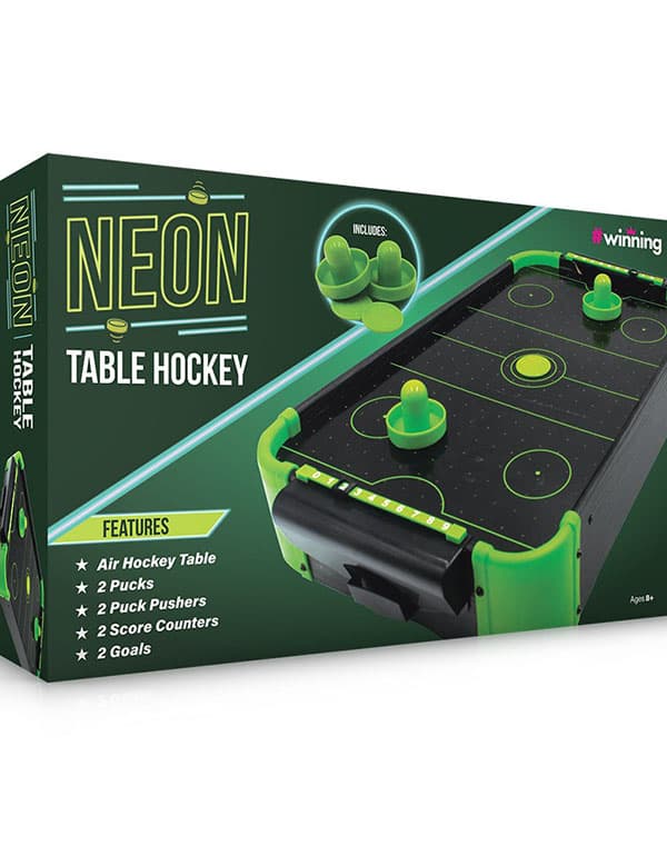 Neon Air Hockey