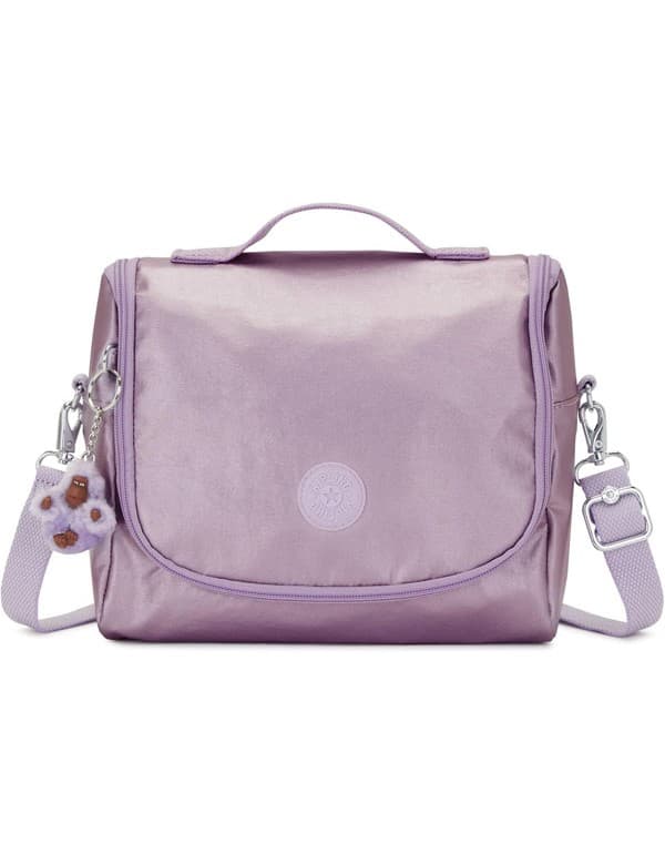 Kipling New Kichirou Metallic Berry Lunch Box