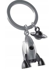 Metalmorphose - Rocket and Saturn Keychain product image