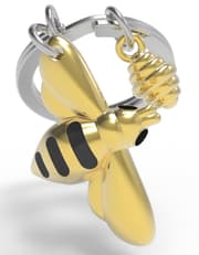 Metalmorphose Honey Bee Keychain product image